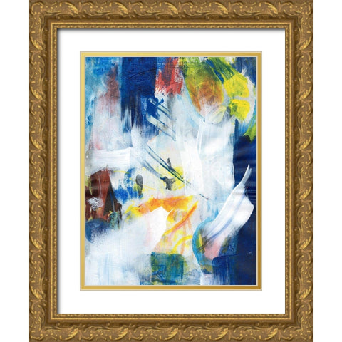 Cooler Days II Gold Ornate Wood Framed Art Print with Double Matting by Combs, Joyce