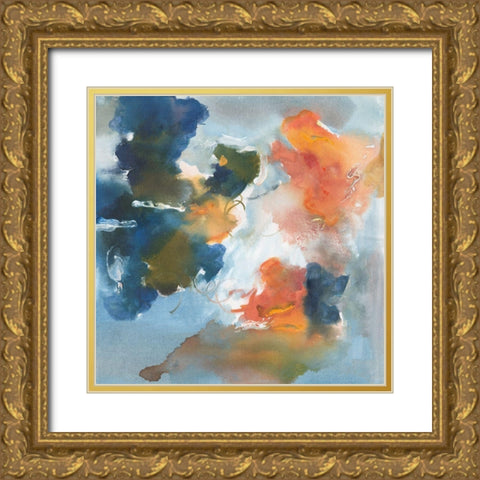 Friendships  II Gold Ornate Wood Framed Art Print with Double Matting by Combs, Joyce