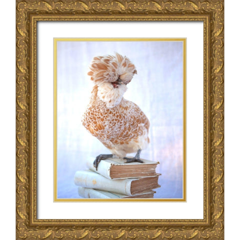 Tania Soderman Books V Gold Ornate Wood Framed Art Print with Double Matting by Soderman, Tania