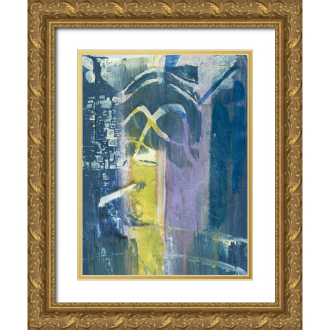 Enchanted Dreams III Gold Ornate Wood Framed Art Print with Double Matting by Combs, Joyce