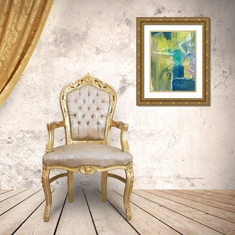 Enchanted Dreams V Gold Ornate Wood Framed Art Print with Double Matting by Combs, Joyce
