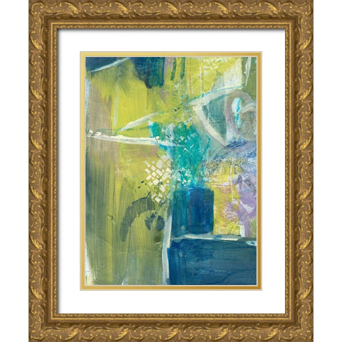 Enchanted Dreams V Gold Ornate Wood Framed Art Print with Double Matting by Combs, Joyce