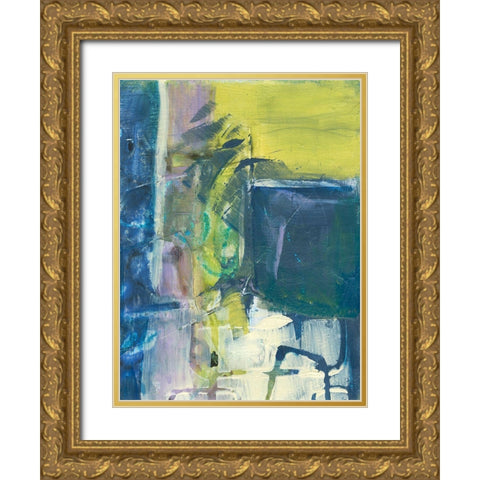 Enchanted Dreams VII Gold Ornate Wood Framed Art Print with Double Matting by Combs, Joyce