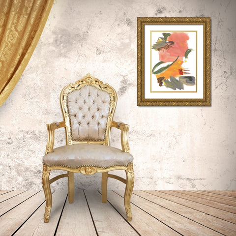 Breaking Out I Gold Ornate Wood Framed Art Print with Double Matting by Combs, Joyce