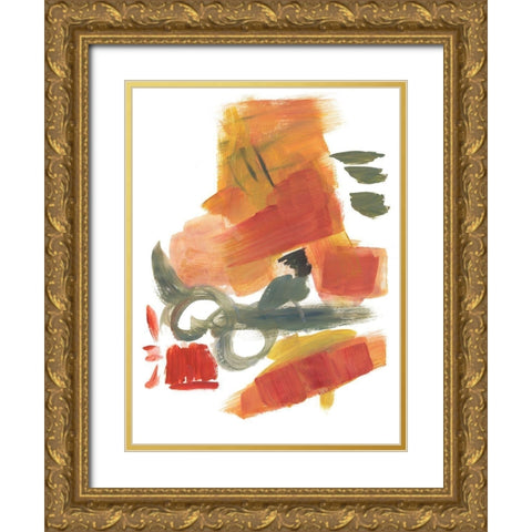 Breaking Out II Gold Ornate Wood Framed Art Print with Double Matting by Combs, Joyce
