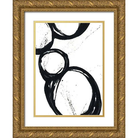 Somer Saults II Gold Ornate Wood Framed Art Print with Double Matting by Douglass, Farrell