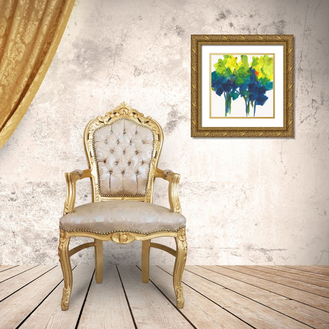 Signs of Fall II Gold Ornate Wood Framed Art Print with Double Matting by Combs, Joyce