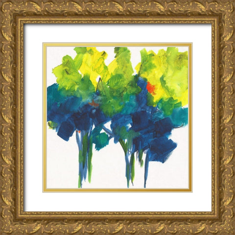 Signs of Fall II Gold Ornate Wood Framed Art Print with Double Matting by Combs, Joyce
