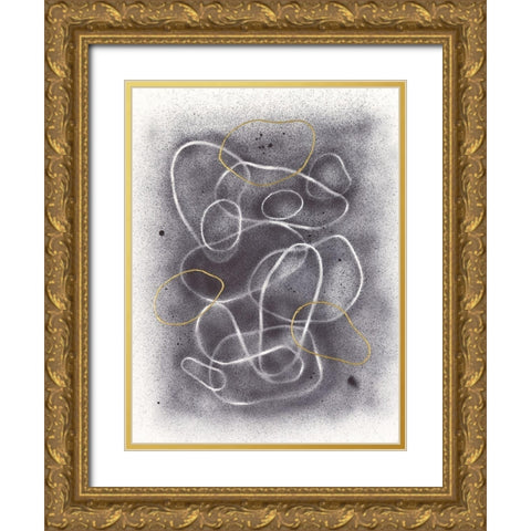 Pell Mell I Gold Ornate Wood Framed Art Print with Double Matting by Lam, Vanna