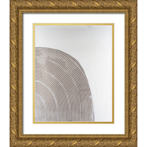 UA Slow Going IV Gold Ornate Wood Framed Art Print with Double Matting by Lam, Vanna