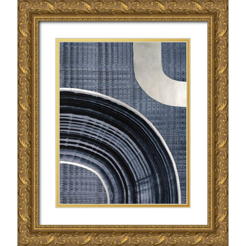Micron II Gold Ornate Wood Framed Art Print with Double Matting by Lam, Vanna