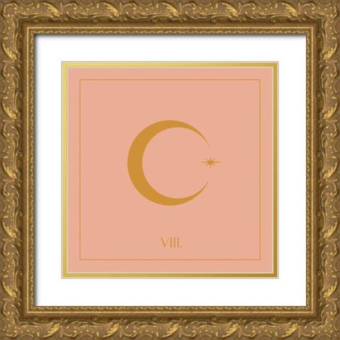 Celestial Sign II Gold Ornate Wood Framed Art Print with Double Matting by Green, Jacob