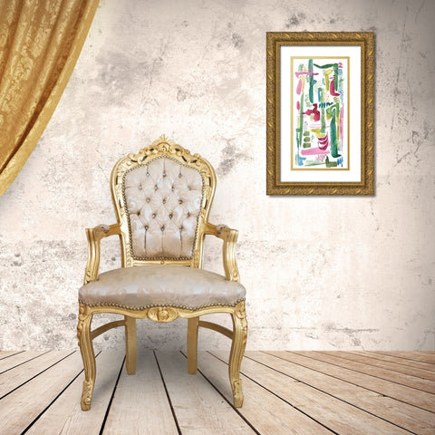 Hypothetical II Gold Ornate Wood Framed Art Print with Double Matting by Moore, Regina
