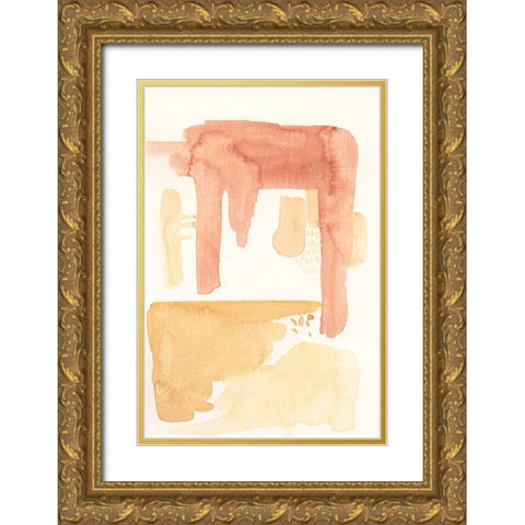 Desert Tint I Gold Ornate Wood Framed Art Print with Double Matting by Moore, Regina