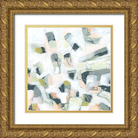 Scribble Prism I Gold Ornate Wood Framed Art Print with Double Matting by Vess, June Erica