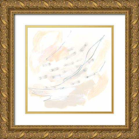 Subtle Strike III Gold Ornate Wood Framed Art Print with Double Matting by Vess, June Erica