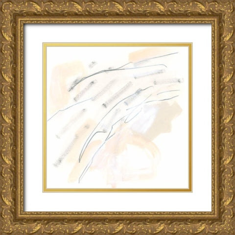 Subtle Strike VII Gold Ornate Wood Framed Art Print with Double Matting by Vess, June Erica