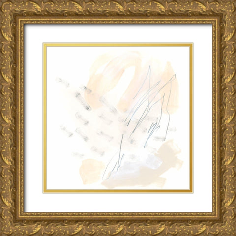 Subtle Strike IX Gold Ornate Wood Framed Art Print with Double Matting by Vess, June Erica