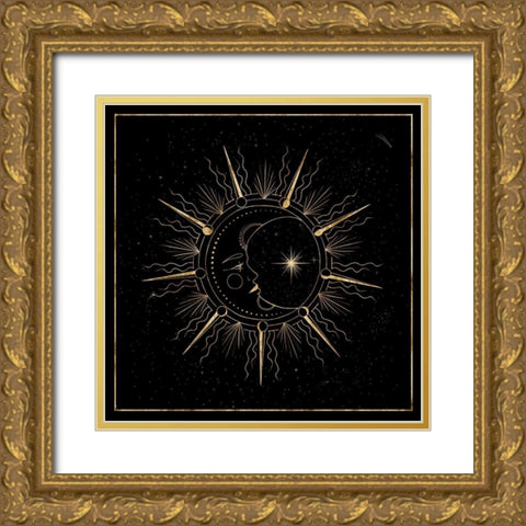 Mother Moon II Gold Ornate Wood Framed Art Print with Double Matting by Popp, Grace