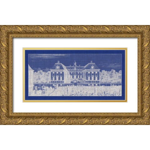 Architecture Pop II Gold Ornate Wood Framed Art Print with Double Matting by Dahlberg, Eric