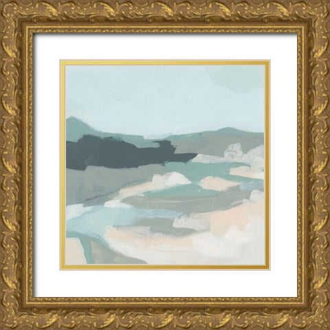 Plein Air Pastel II Gold Ornate Wood Framed Art Print with Double Matting by Vess, June Erica