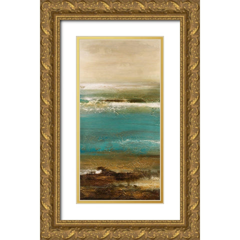 Embellished Lullaby II Gold Ornate Wood Framed Art Print with Double Matting by Bramma, Lila