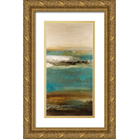 Embellished Lullaby III Gold Ornate Wood Framed Art Print with Double Matting by Bramma, Lila
