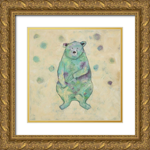 Animal Dots Neutral I Gold Ornate Wood Framed Art Print with Double Matting by Bagnato, Judi