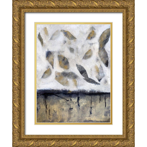 Falling Up in Taupe I Gold Ornate Wood Framed Art Print with Double Matting by Bagnato, Judi