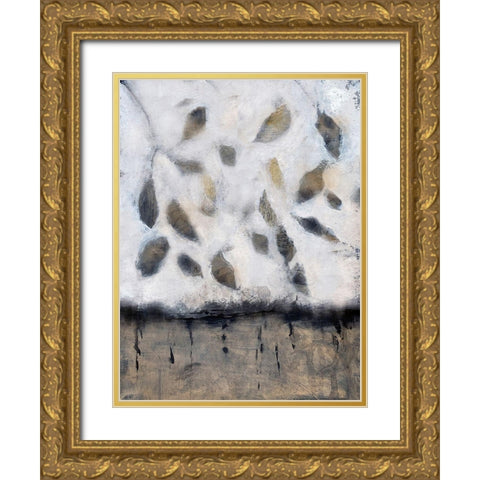 Falling Up in Taupe II Gold Ornate Wood Framed Art Print with Double Matting by Bagnato, Judi