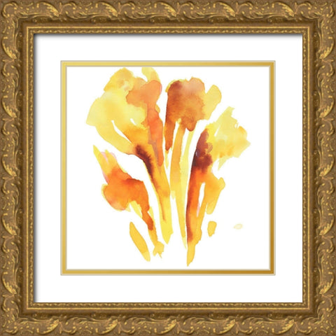 Seasonal Reflections II Gold Ornate Wood Framed Art Print with Double Matting by Combs, Joyce