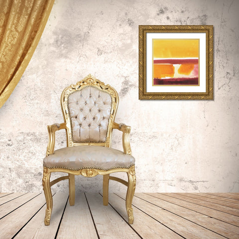 Desert Skies I Gold Ornate Wood Framed Art Print with Double Matting by Combs, Joyce