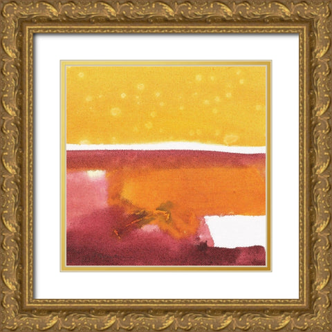 Desert Skies IV Gold Ornate Wood Framed Art Print with Double Matting by Combs, Joyce