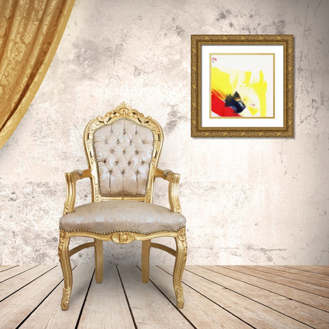 Floating Perspectives I Gold Ornate Wood Framed Art Print with Double Matting by Combs, Joyce