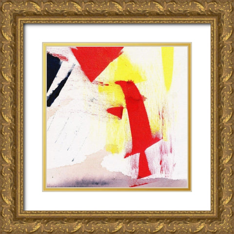 Floating Perspectives III Gold Ornate Wood Framed Art Print with Double Matting by Combs, Joyce