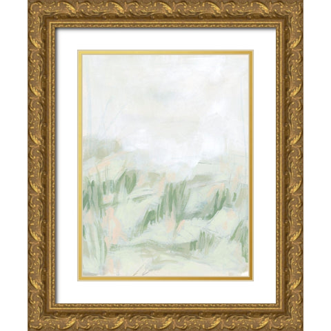 Desert Grasses II Gold Ornate Wood Framed Art Print with Double Matting by Vess, June Erica