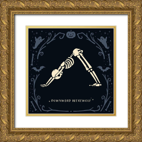 Scary Stretches I Gold Ornate Wood Framed Art Print with Double Matting by Barnes, Victoria
