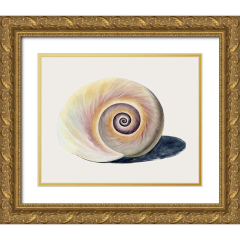 Spiraling II Gold Ornate Wood Framed Art Print with Double Matting by Popp, Grace