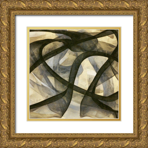 Inpath II Gold Ornate Wood Framed Art Print with Double Matting by Saunders, Alonzo