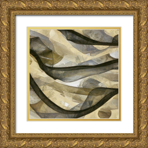 Inpath IV Gold Ornate Wood Framed Art Print with Double Matting by Saunders, Alonzo