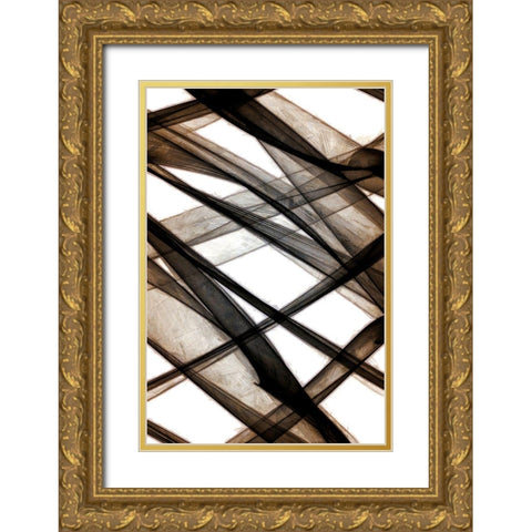 Cross Ways I Gold Ornate Wood Framed Art Print with Double Matting by Saunders, Alonzo