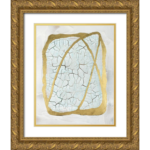Wind Chill I Gold Ornate Wood Framed Art Print with Double Matting by Lam, Vanna