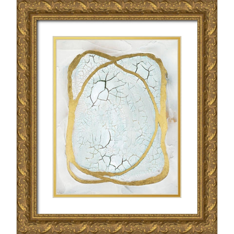 Wind Chill II Gold Ornate Wood Framed Art Print with Double Matting by Lam, Vanna