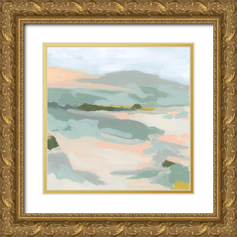 Desert Ridge II Gold Ornate Wood Framed Art Print with Double Matting by Vess, June Erica
