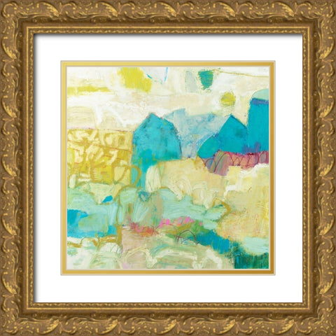 Colligere II Gold Ornate Wood Framed Art Print with Double Matting by Jachimiec, Sue