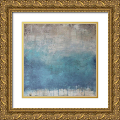 Serenity Paused Gold Ornate Wood Framed Art Print with Double Matting by Bagnato, Judi
