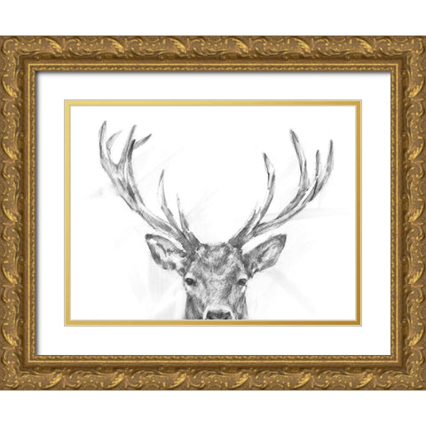 Well-Hello Dear I Gold Ornate Wood Framed Art Print with Double Matting by Harper, Ethan
