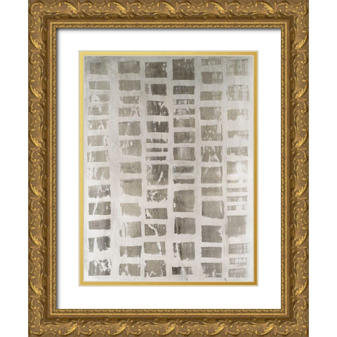 Recessive I Gold Ornate Wood Framed Art Print with Double Matting by Lam, Vanna