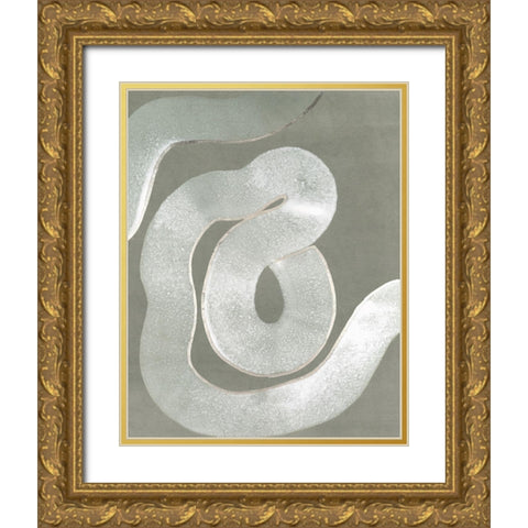 Rhizomes I Gold Ornate Wood Framed Art Print with Double Matting by Lam, Vanna