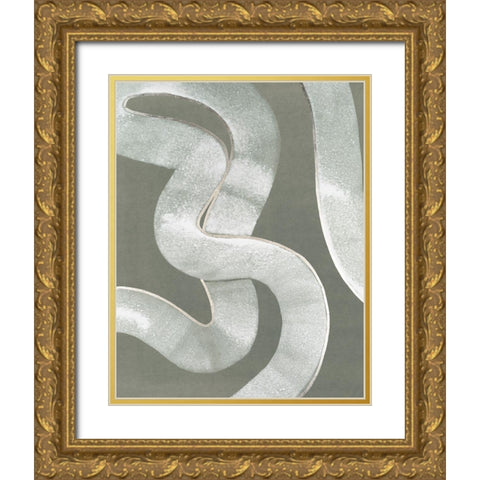 Rhizomes II Gold Ornate Wood Framed Art Print with Double Matting by Lam, Vanna